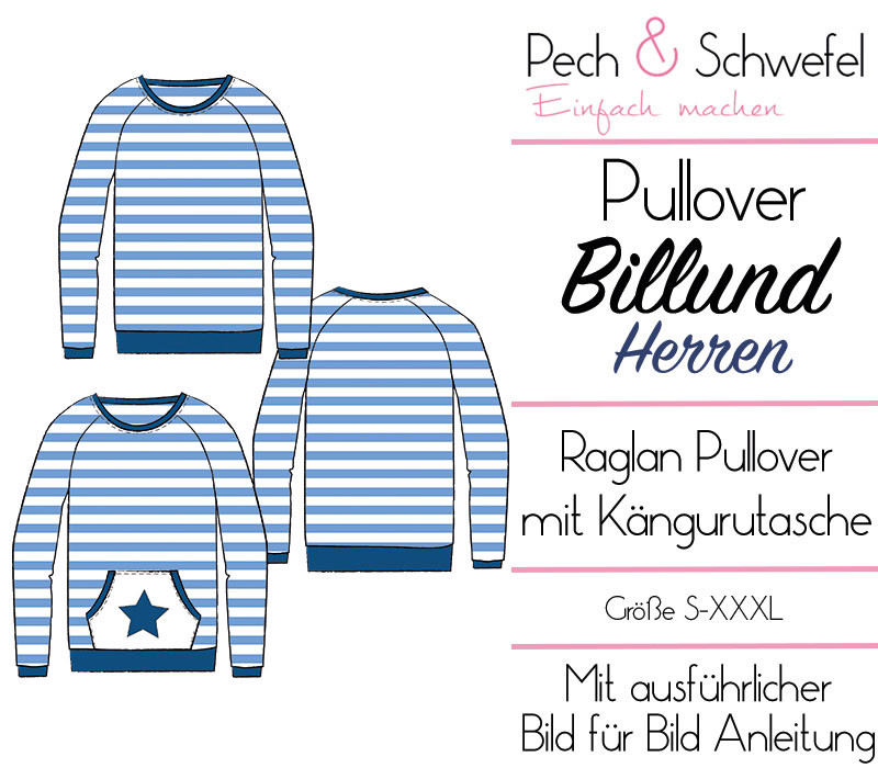 Ebook - Pullover Billund Herren - Größe S bis XXXL von Pech und Schwefel